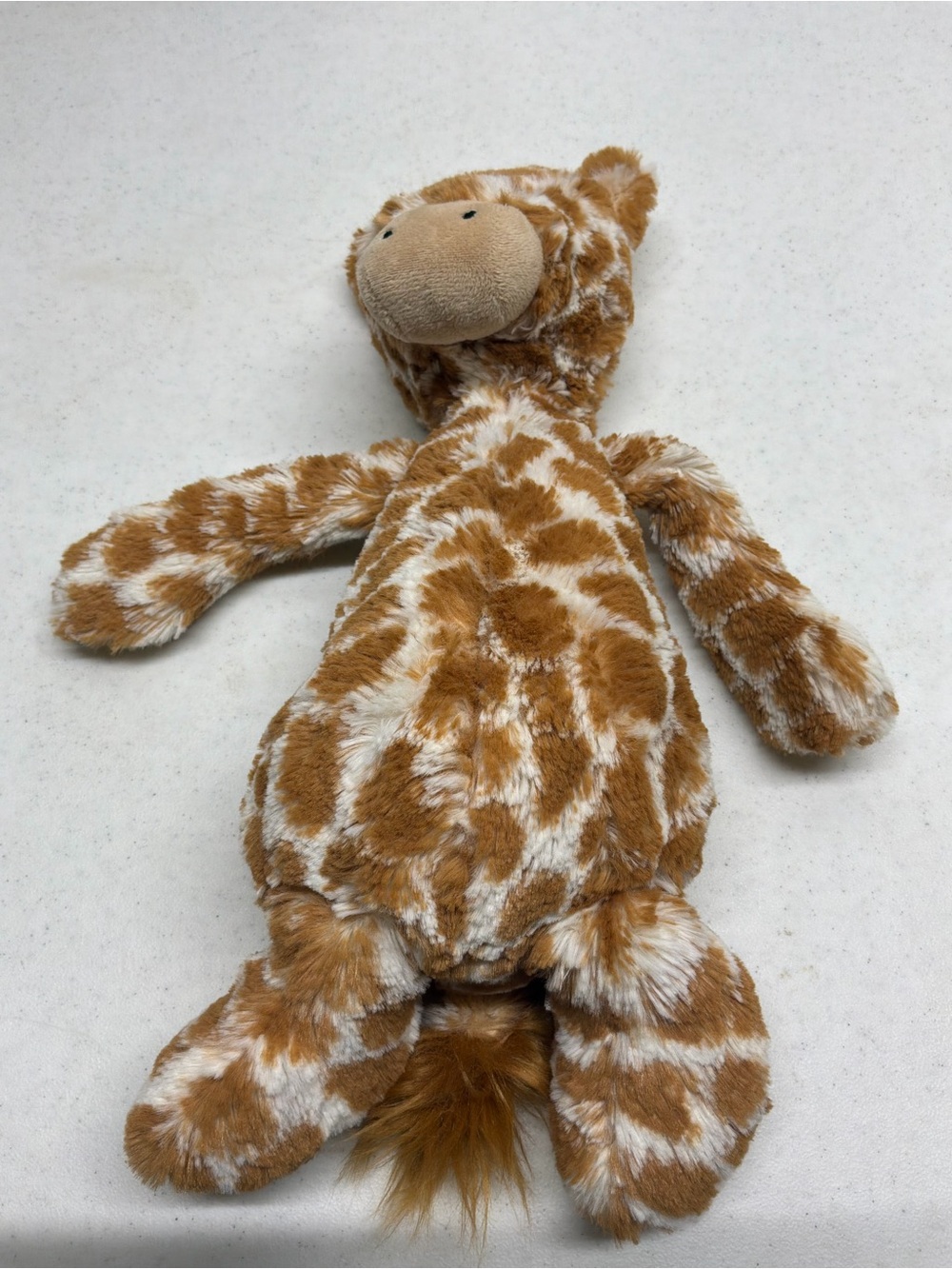 Jellycat Plush Giraffe Stuffed Animal - Brown & White Cozy Toy